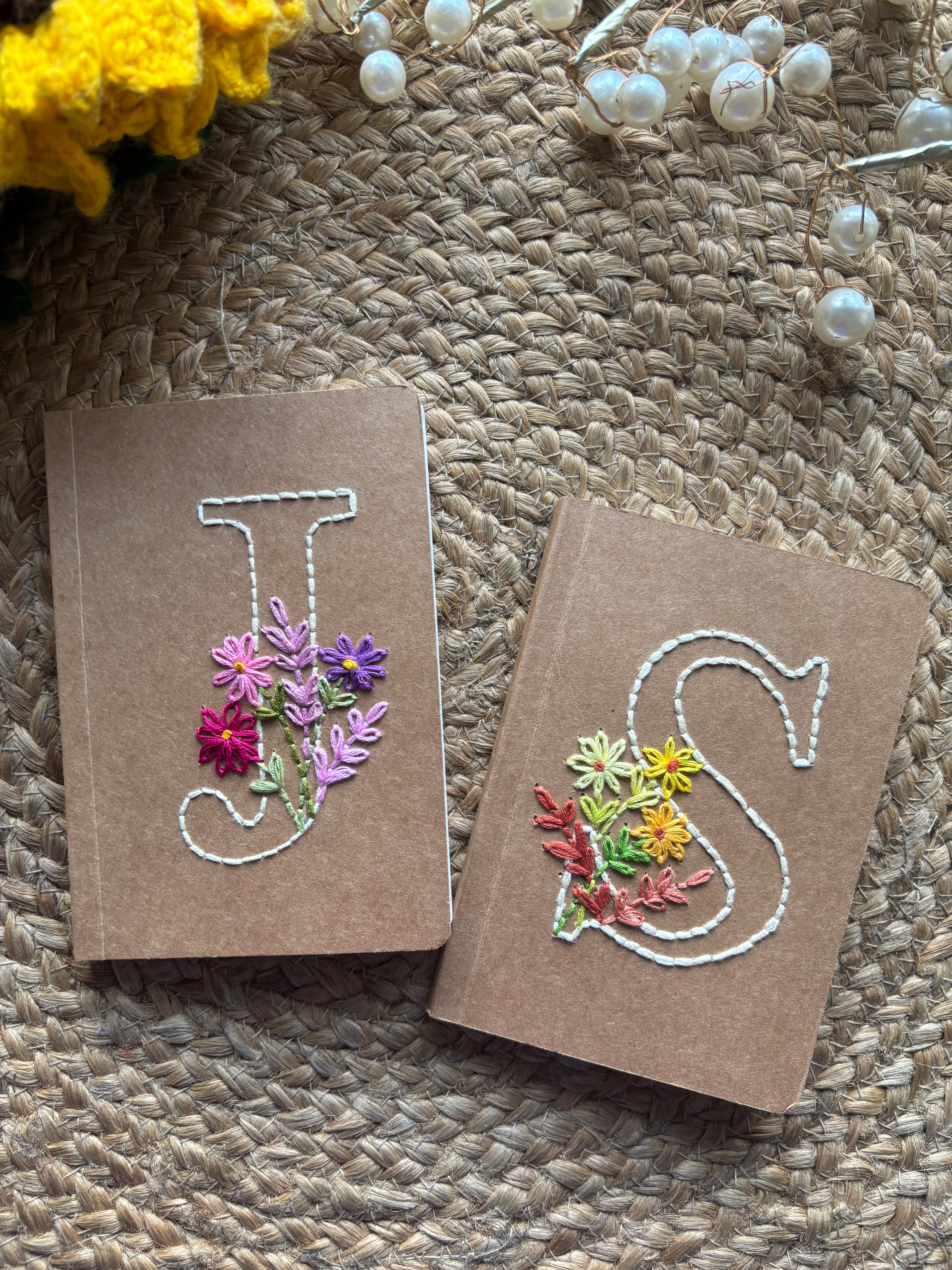 Embroidered Pouch - Diary Hamper