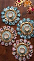 Nazar Glow Diya Holders - Diwali Decoration