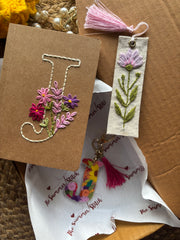 Embroidered Diary - Keychain Hamper
