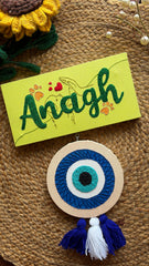 Customized Name Plate with Evil Eye