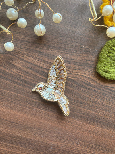 Embroidered Brooch