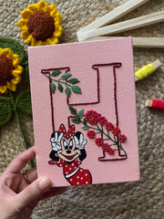 Kids Name Initial Canvas - Mini