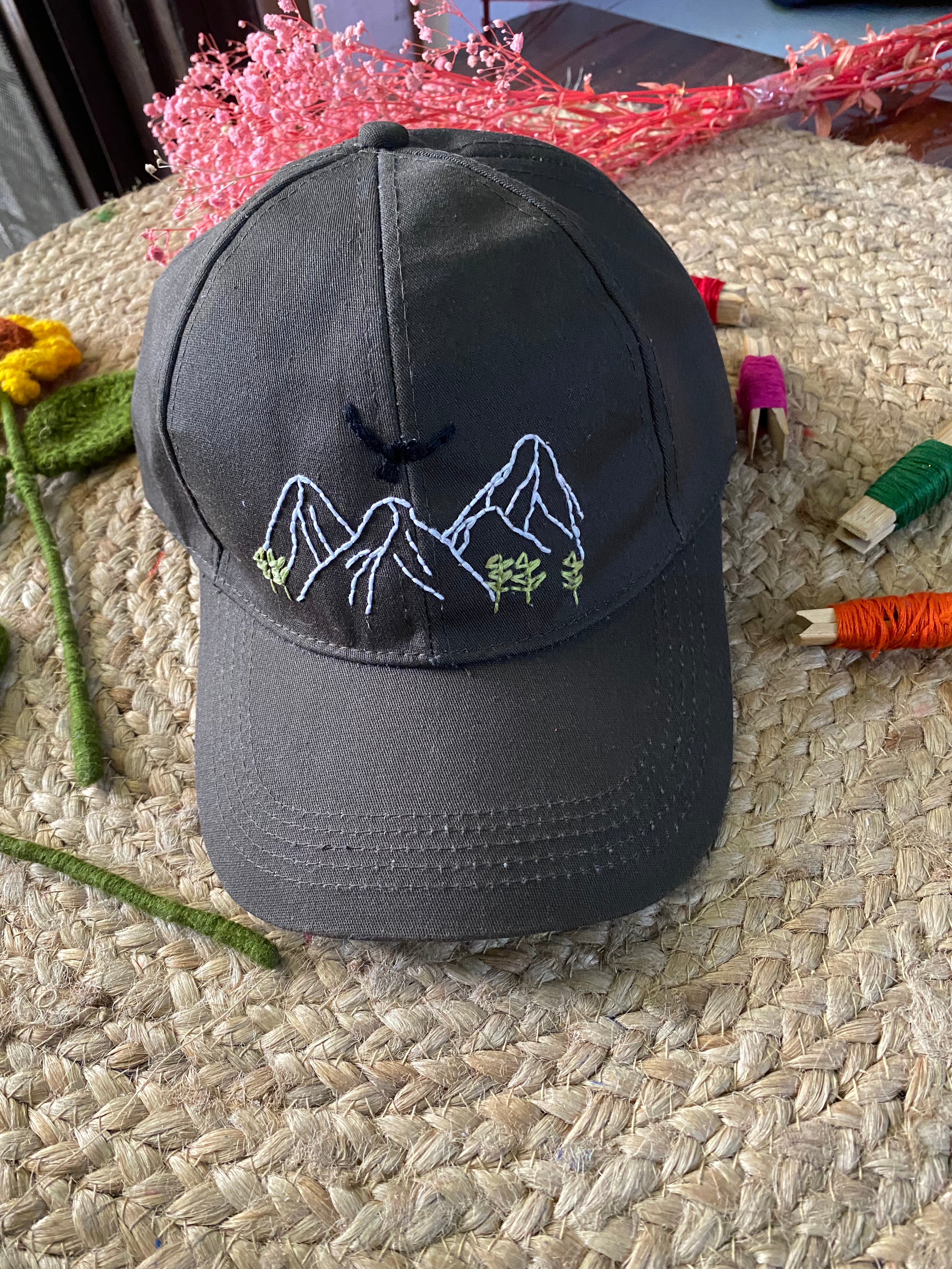 Mountain Scenery - Embroidered Cap