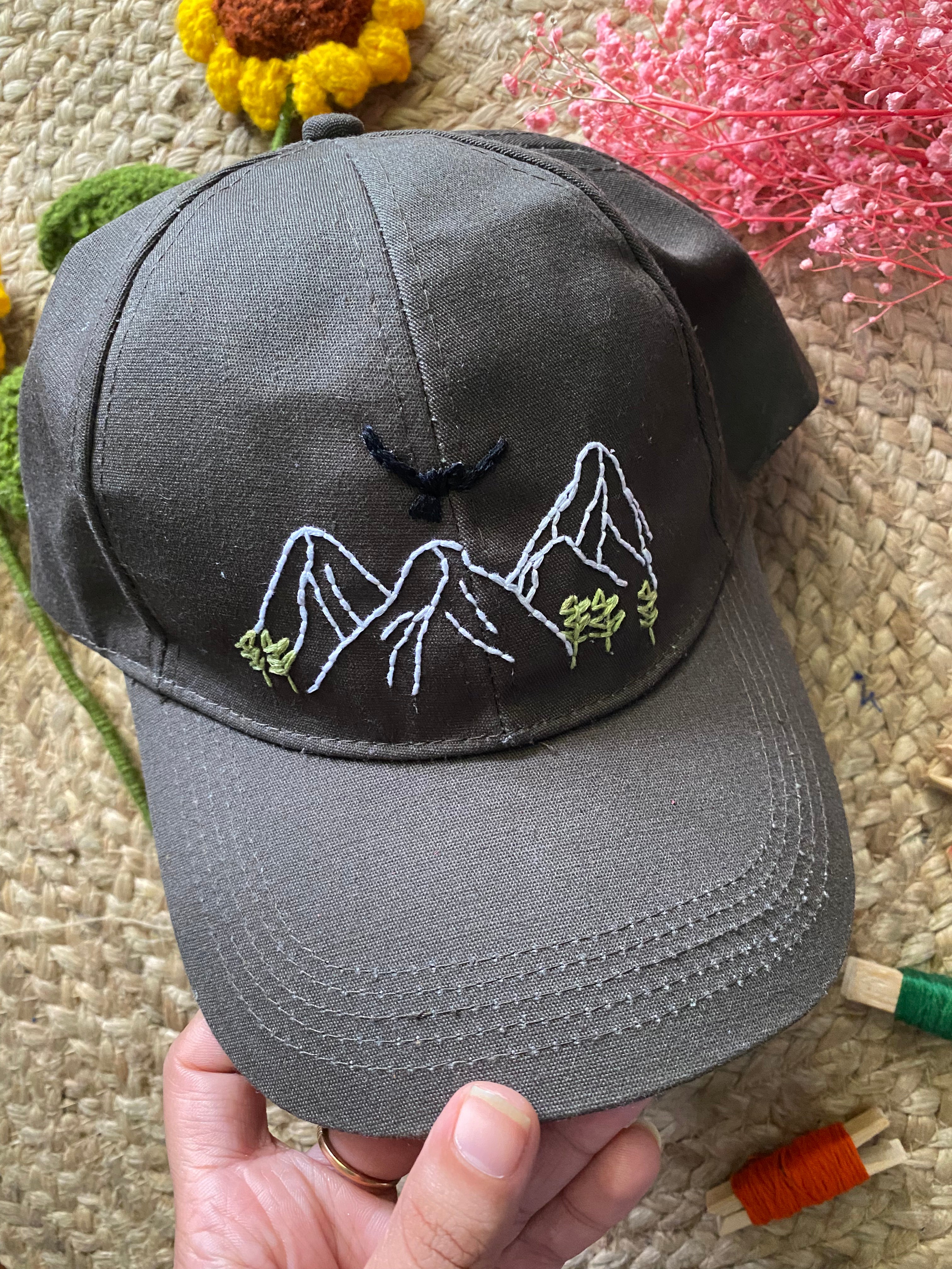 Mountain Scenery - Embroidered Cap