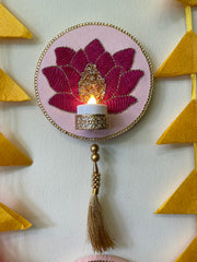 Lotus Diya Holders - Diwali Decoration