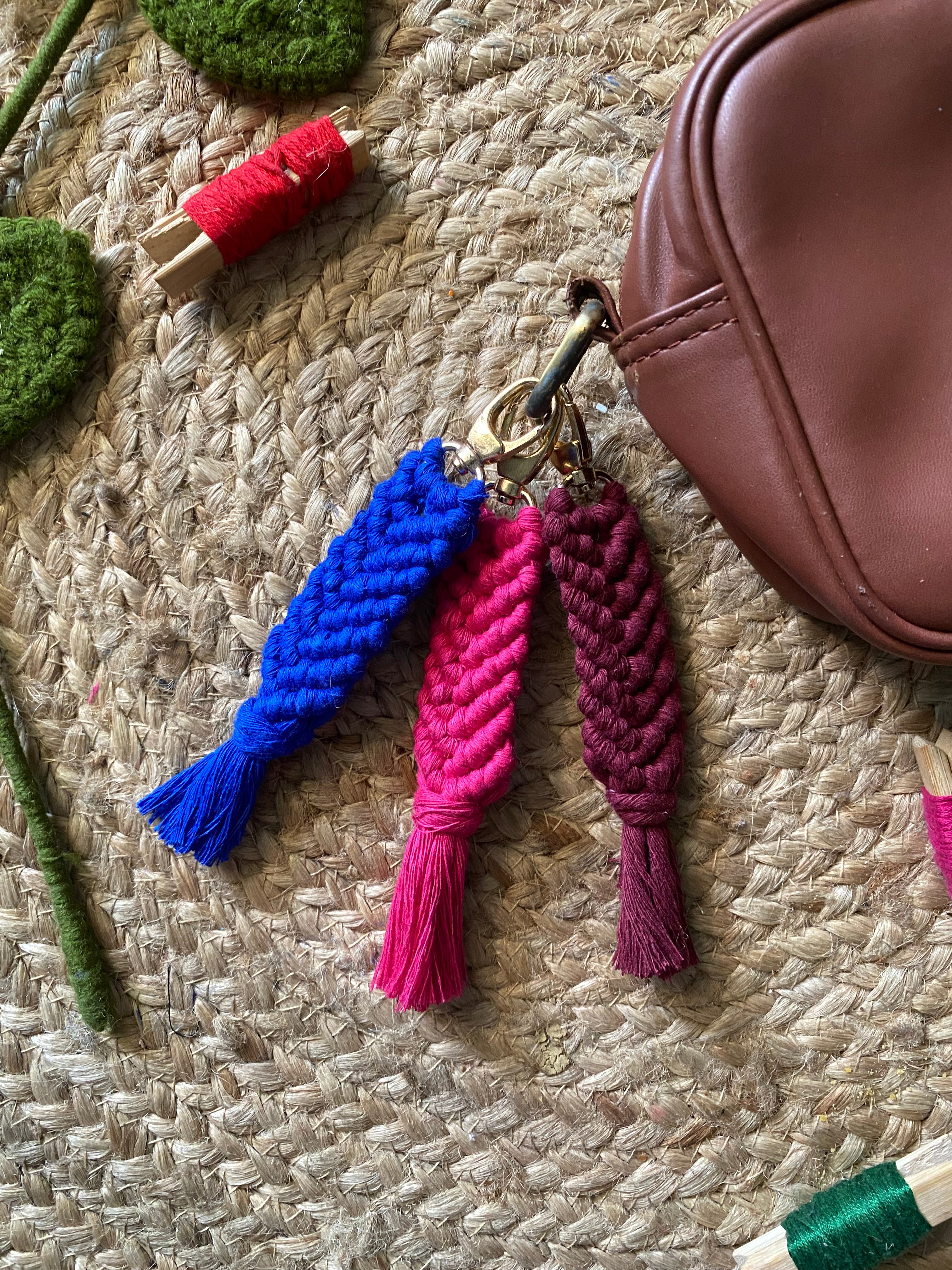 Macrame Keychain - Straight