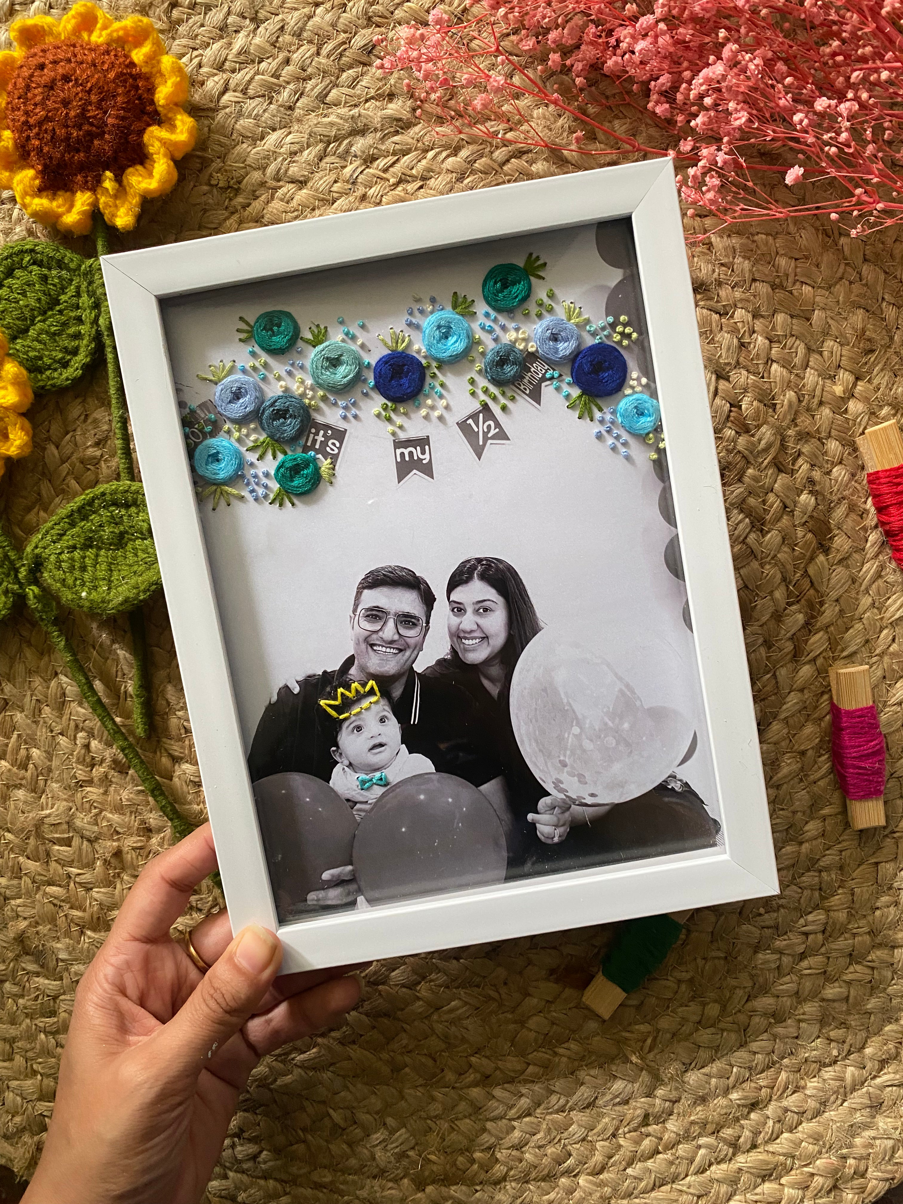 Photograph Embroidered Frame