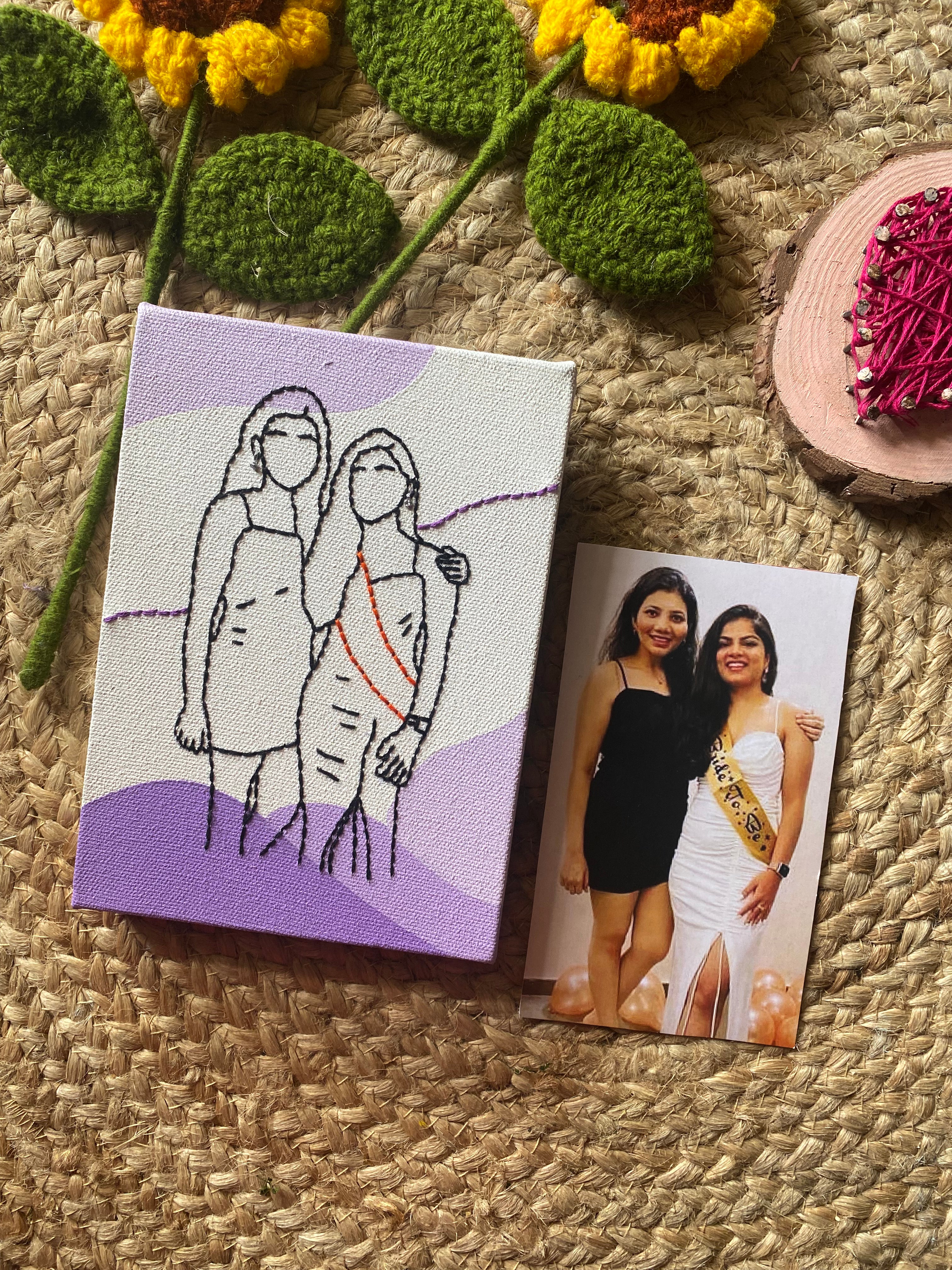 Bridesmaid / BFF Customized Portrait ❤