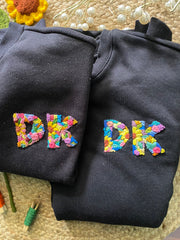 Customized Embroidered Sweatshirt - Initials