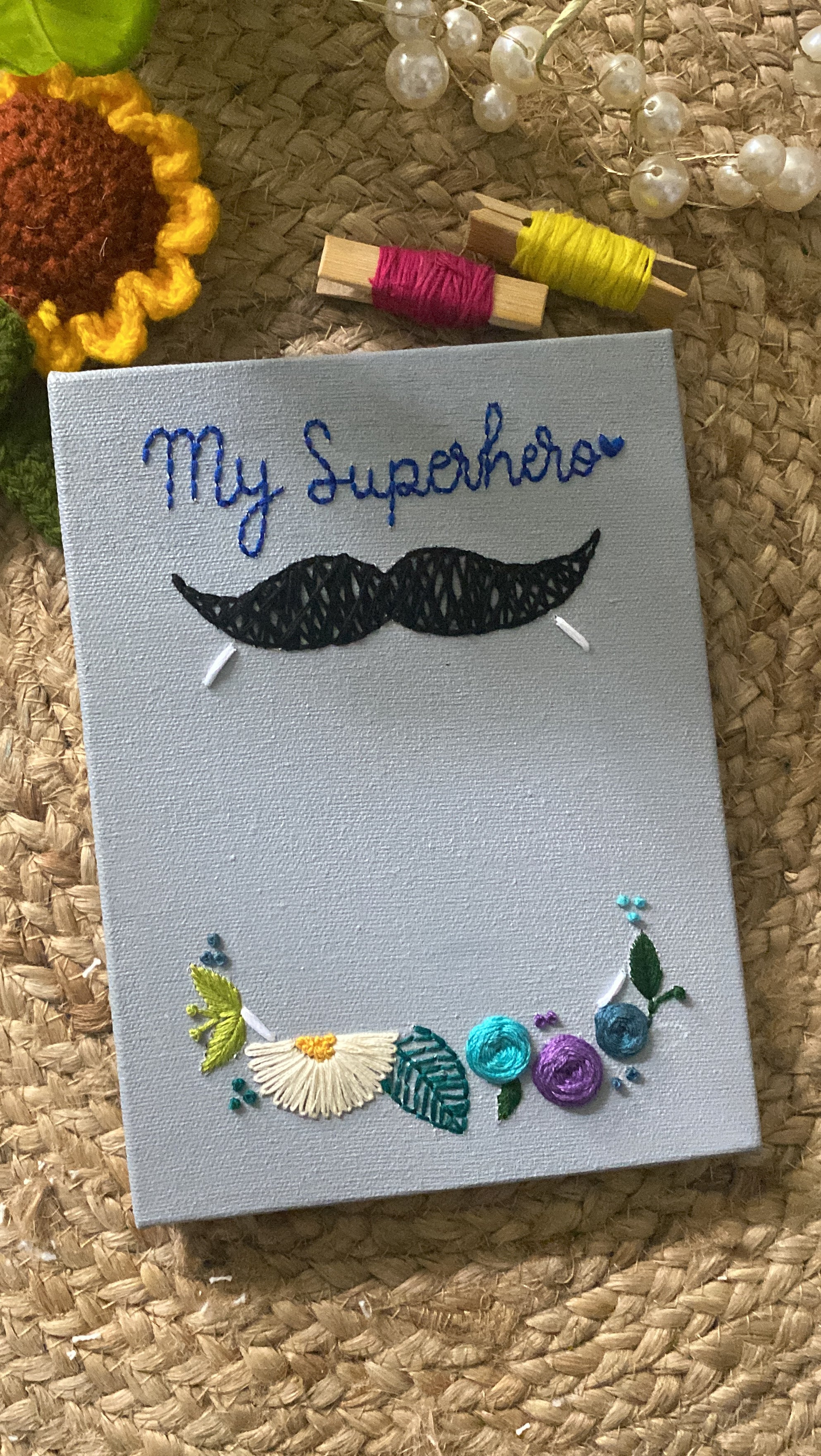 My Superhero! - Canvas Photo Frame