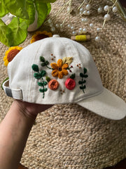 Autumn Florals - Embroidered Cap