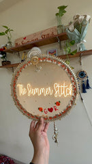 Hoop Embroidered Channi - Karwachauth Special