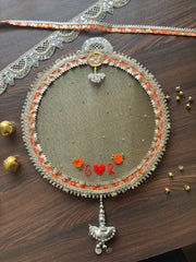 Hoop Embroidered Channi - Karwachauth Special