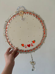 Hoop Embroidered Channi - Karwachauth Special